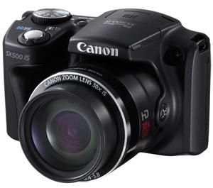 Canon PowerShot SX500 IS Digital Camera (Black)