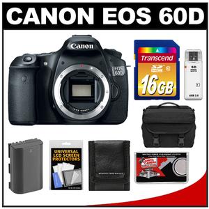 Canon EOS 60D Digital SLR Camera Body - Refurbished with 16GB Card + Battery + Case + Accessory Kit - Digital Cameras and Accessories - Hip Lens.com