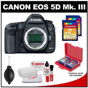 Canon EOS 5D Mark III Digital SLR Camera Body with (2) 32GB Cards + Accessory Kit - Digital Cameras and Accessories - Hip Lens.com