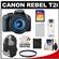 Canon EOS Rebel T2i Digital SLR Camera Body & EF-S 18-135mm IS Lens (Black) with 16GB Card + Battery + Sling Backpack + UV Filter + Cleaning Kit