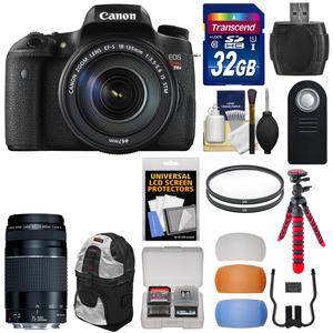 Canon EOS Rebel T6s Wi-Fi Digital SLR Camera & EF-S 18-135mm IS STM Lens with 75-300mm III Lens + 32GB Card + Backpack + Flex Tripod + Filters + Diffusers + Kit Canon EOS Rebel T6s Wi-Fi Digital SLR Camera & EF-S 18-135mm IS STM Lens with 75-300mm III Lens + 32GB Card + Backpack + Flex Tripod + Filters + Diffusers + Kit