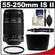 Canon EF-S 55-250mm f/4.0-5.6 IS II Zoom Lens with UV Filter + Lens Hood + Lens Cleaning Kit