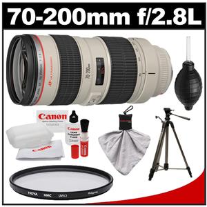 Canon EF 70-200mm f/2.8L USM Zoom Lens with Hoya HMC UV Filter + Tripod + Accessory Kit - Digital Cameras and Accessories - Hip Lens.com