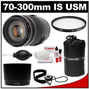 Canon EF 70-300mm f/4-5.6 IS USM Zoom Lens with Hoya UV Filter + Hood + Accessory Kit - Digital Cameras and Accessories - Hip Lens.com