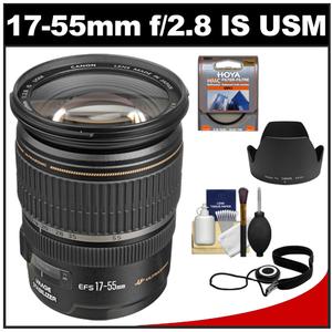 Canon EF-S 17-55mm f/2.8 IS USM Zoom Lens with Hoya Multi-Coated UV Filter + EW-83J Hood + Accessory Kit - Digital Cameras and Accessories - Hip Lens.com