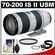 Canon EF 70-200mm f/2.8 L IS II USM Zoom Lens with UV Filter + Accessory Kit