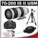 Canon EF 70-200mm f/2.8 L IS II USM Zoom Lens with Canon 2400 Case + Tripod + Accessory Kit
