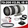 Canon EF 70-200mm f/2.8 L IS II USM Zoom Lens with Hoya HMC UV Filter + Accessory Kit