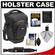 Case Logic Digital SLR Zoom Holster Camera Bag/Case (Black) (SLRC-201) with Cleaning Kit + Accessory Kit