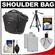 Case Logic Digital SLR Medium Shoulder Bag/Case (Black) (SLRC-202) with (2) LP-E5 Batteries + Tripod + Accessory Kit
