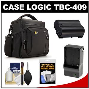 Case Logic TBC-409 Digital SLR Camera Shoulder Case (Black) with EN-EL15 Battery & Charger + Accessory Kit for D7000 D7100 D600 D800 Case Logic TBC-409 Digital SLR Camera Shoulder Case (Black) with EN-EL15 Battery & Charger + Accessory Kit for D7000 D7100 D600 D800