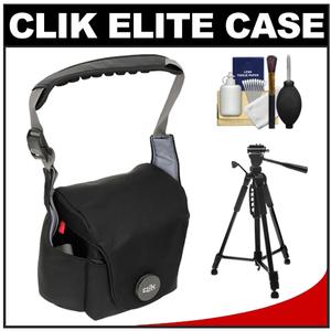 Clik Elite Magnesian 10 Digital SLR Camera Case - Small (Black Diamond) with Tripod + Cleaning Kit - Digital Cameras and Accessories - Hip Lens.com