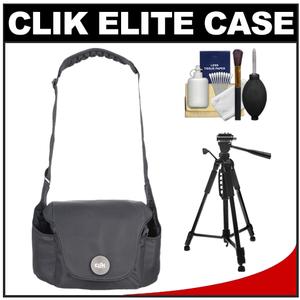 Clik Elite Magnesian 20 Digital SLR Camera Case - Medium (Black Diamond) with Tripod + Cleaning Kit - Digital Cameras and Accessories - Hip Lens.com