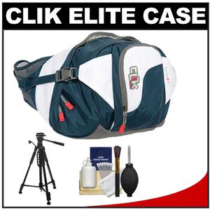 Clik Elite Seeker Waist Digital SLR Camera Case (Blue) with Tripod + Cleaning Kit - Digital Cameras and Accessories - Hip Lens.com