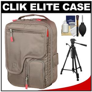 Clik Elite Traveler Digital SLR Camera Case (Trillium) with Tripod + Cleaning Kit - Digital Cameras and Accessories - Hip Lens.com