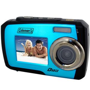 Coleman Duo 2V7WP Dual Screen Shock & Waterproof Digital Camera (Blue)