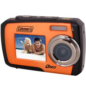 Coleman Duo 2V7WP Dual Screen Shock & Waterproof Digital Camera (Orange)