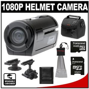 Coleman Xtreme Sports Cam Waterproof HD Digital Video Camera Camcorder (Black) with 8GB Card + Case + Accessory Kit - Digital Cameras and Accessories - Hip Lens.com