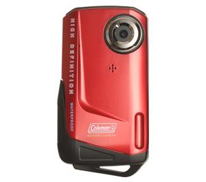 Coleman Xtreme CVW9HD Waterproof 1080p HD Digital Video Camera Camcorder (Red) - Digital Cameras and Accessories - Hip Lens.com