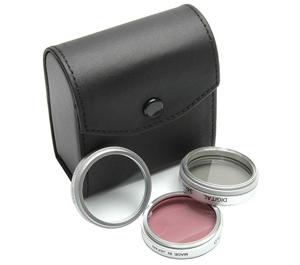 Crystal Optics 3-Piece Filter Kit (34mm UV/FLD/PL) - Silver - Digital Cameras and Accessories - Hip Lens.com