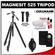 Cullmann Magnesit 525H Aluminum / Magnesium Tripod with 3-Way QR Head with Wireless Remote + Canon Cleaning & Accessory Kit