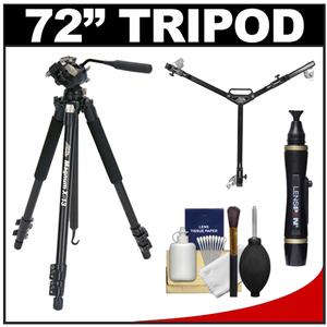 Davis & Sanford 72" Magnum XG13 Professional Photo/Video Tripod with Case + W3 Universal Dolly + Accessory Kit - Digital Cameras and Accessories - Hip Lens.com