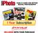 1-Year Subscription to Digital Photo Magazine Voucher Card (Must be mailed in to activate)