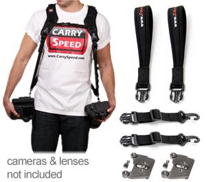 Carry Speed CS-Double 2 Camera Strap with Under Arm & Wrist Strap - Digital Cameras and Accessories - Hip Lens.com