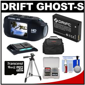 Drift Innovation HD Ghost-S Wi-Fi Waterproof Digital Video Action Camera Camcorder with 16GB Card + Battery + Case + Tripod + Accessory Kit