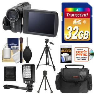 Bell & Howell DV5HDZ ZoomTouch 1080p HD High Definition Digital Video Camcorder & Case with 32GB Card + Case + Tripod + LED Video Light + Accessory Kit