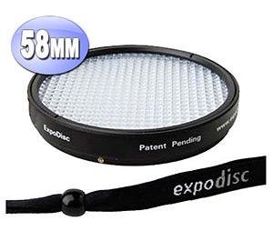 ExpoDisc 58mm Professional Digital White Balance Filter - Neutral - Digital Cameras and Accessories - Hip Lens.com