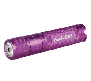 Fenix E05 LED Waterproof Mini Torch Flashlight (Purple) - Digital Cameras and Accessories - Hip Lens.com