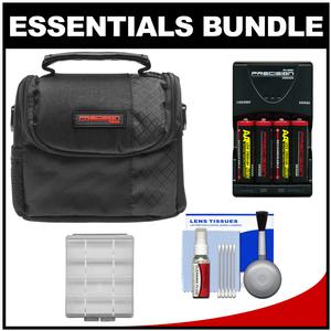 Essentials Bundle for Fuji Mini 7S 8 25 & 50S Instant Film Analog Cameras with (4) AA Batteries & Charger + Case + Accessory Kit Essentials Bundle for Fuji Mini 7S 8 25 & 50S Instant Film Analog Cameras with (4) AA Batteries & Charger + Case + Accessory Kit