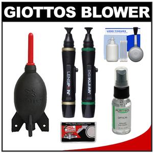 Giottos Rocket-Air Blower Professional AA1900 with Complete Cleaning Kit Giottos Rocket-Air Blower Professional AA1900 with Complete Cleaning Kit