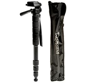 Giottos 59.5" MV8250 Black Monopod with Quick Release & Case - Digital Cameras and Accessories - Hip Lens.com