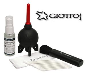 Giottos Cleaning System CL 1001 (Air Blower  Brush  Liquid  Cloth) - Digital Cameras and Accessories - Hip Lens.com