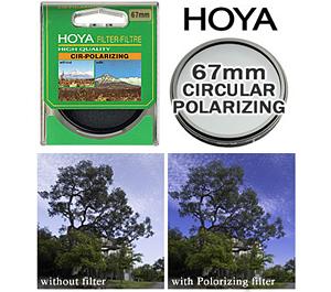 Hoya 67mm (G SERIES) Circular Polarizer PL CIR Filter - Digital Cameras and Accessories - Hip Lens.com