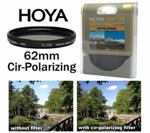 Hoya 62mm HMC Circular PL Polarizer Multi-Coated Glass Filter - Digital Cameras and Accessories - Hip Lens.com
