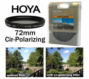 Hoya 72mm HMC Circular PL Polarizer Multi-Coated Glass Filter - Digital Cameras and Accessories - Hip Lens.com
