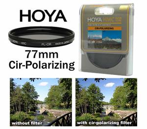 Hoya 77mm HMC Circular PL Polarizer Multi-Coated Glass Filter - Digital Cameras and Accessories - Hip Lens.com