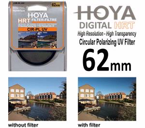 Hoya 62mm HRT Circular PL Polarizer Multi-Coated Glass Filter - Digital Cameras and Accessories - Hip Lens.com