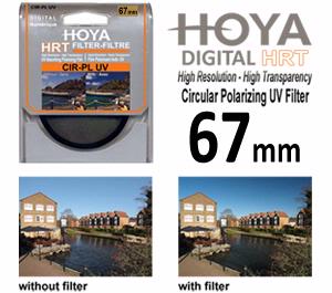 Hoya 67mm HRT Circular PL Polarizer Multi-Coated Glass Filter - Digital Cameras and Accessories - Hip Lens.com