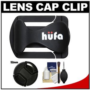 Hufa Original Lens Cap Clip (Black) with 52mm Lens Cap + Accessory Kit - Digital Cameras and Accessories - Hip Lens.com