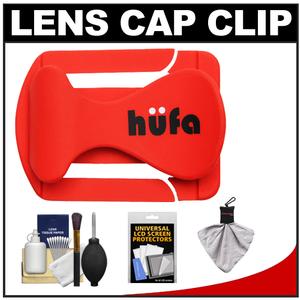 Hufa Original Lens Cap Clip (Red) with Cleaning & Accessory Kit - Digital Cameras and Accessories - Hip Lens.com