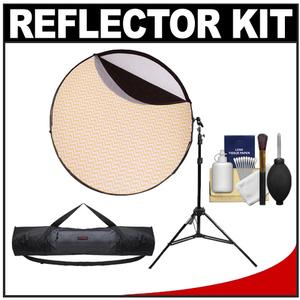 Interfit INT273 5 in 1 42" Reflector  Support Arm and Air Stand Kit with Carrying Case + Cleaning Kit - Digital Cameras and Accessories - Hip Lens.com