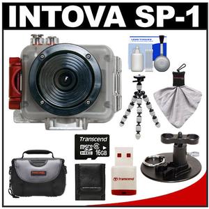 Intova Sport Pro Waterproof HD Sports Video Camera Camcorder with Surf Board Mount + 16GB Card + Case + Flex Tripod + Accessory Kit - Digital Cameras and Accessories - Hip Lens.com