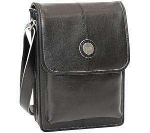 Jill-e E-GO Metro Tablet Bag (Black Leather with Silver Trim) - Digital Cameras and Accessories - Hip Lens.com