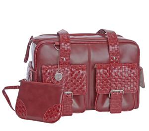 Jill-E Medium Leather Digital SLR Camera Bag (Deep Brick Red) - Digital Cameras and Accessories - Hip Lens.com