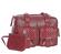 Jill-E Medium Leather Digital SLR Camera Bag (Deep Brick Red)