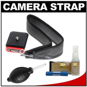 Joby 3-Way Shoulder/Neck/Wrist Camera Strap (Charcoal) with Nikon Cleaning Kit for Nikon 1 AW1 V3 J5 D3200 D3300 D5300 D5500 D7100 D7200 Joby 3-Way Shoulder/Neck/Wrist Camera Strap (Charcoal) with Nikon Cleaning Kit for Nikon 1 AW1 V3 J5 D3200 D3300 D5300 D5500 D7100 D7200